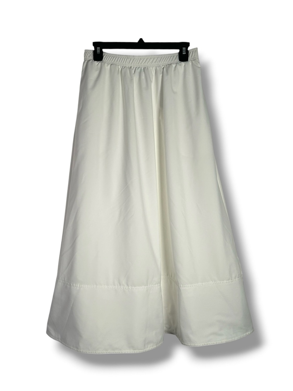 Modern Works White Classic Minimalist A-Line Maxi Skirt Size Small - “Tedore”